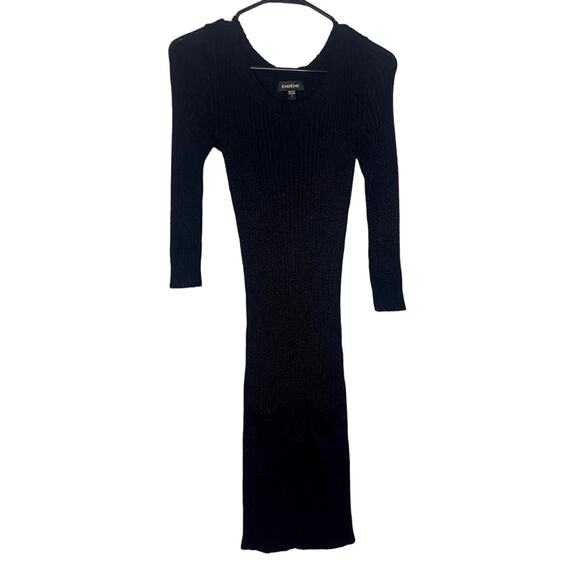 bebe Dresses & Skirts - Bebe Midi Knit Long Sleeve Sweater Dress size Small